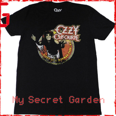 Ozzy Osbourne - Diary Of A Mad Man Tour 82' Official Fitted Jersey T Shirt ( Men M ) ***READY TO SHIP from Hong Kong***